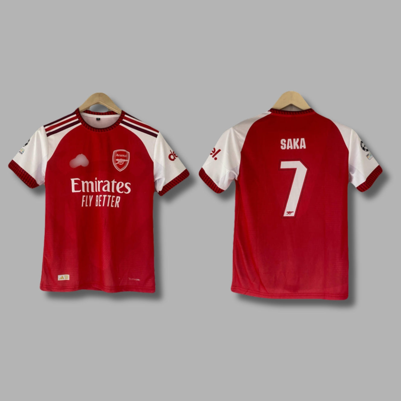 Arsenal Season kit Saka Half Sleeve Embroidery | Jersey Kada