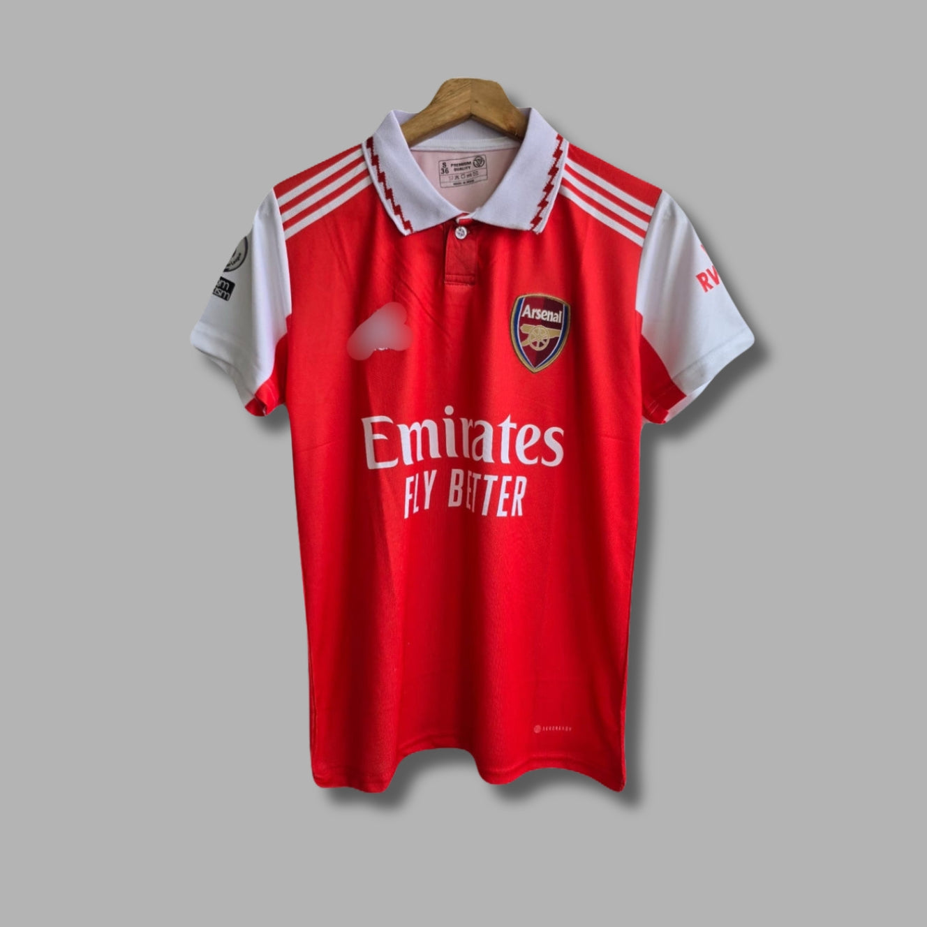 Arsenal Odegard 2025/26 Half Sleeve Collar Embroidery P1502 | Jersey Kada