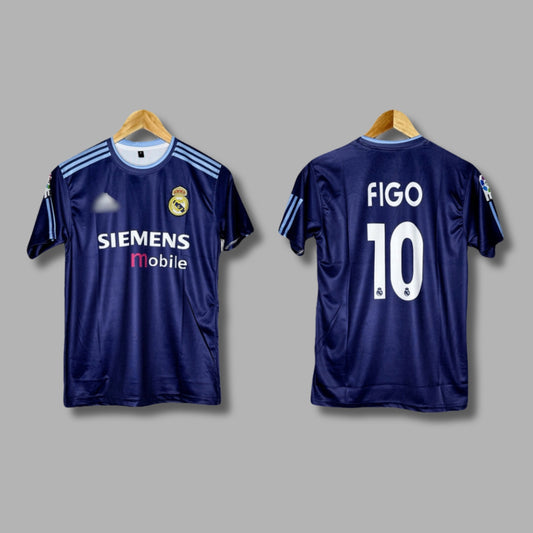 Real Madrid 2004 Away Kit Figo Half Sleeve Sublimation - P851 | Jersey Kada