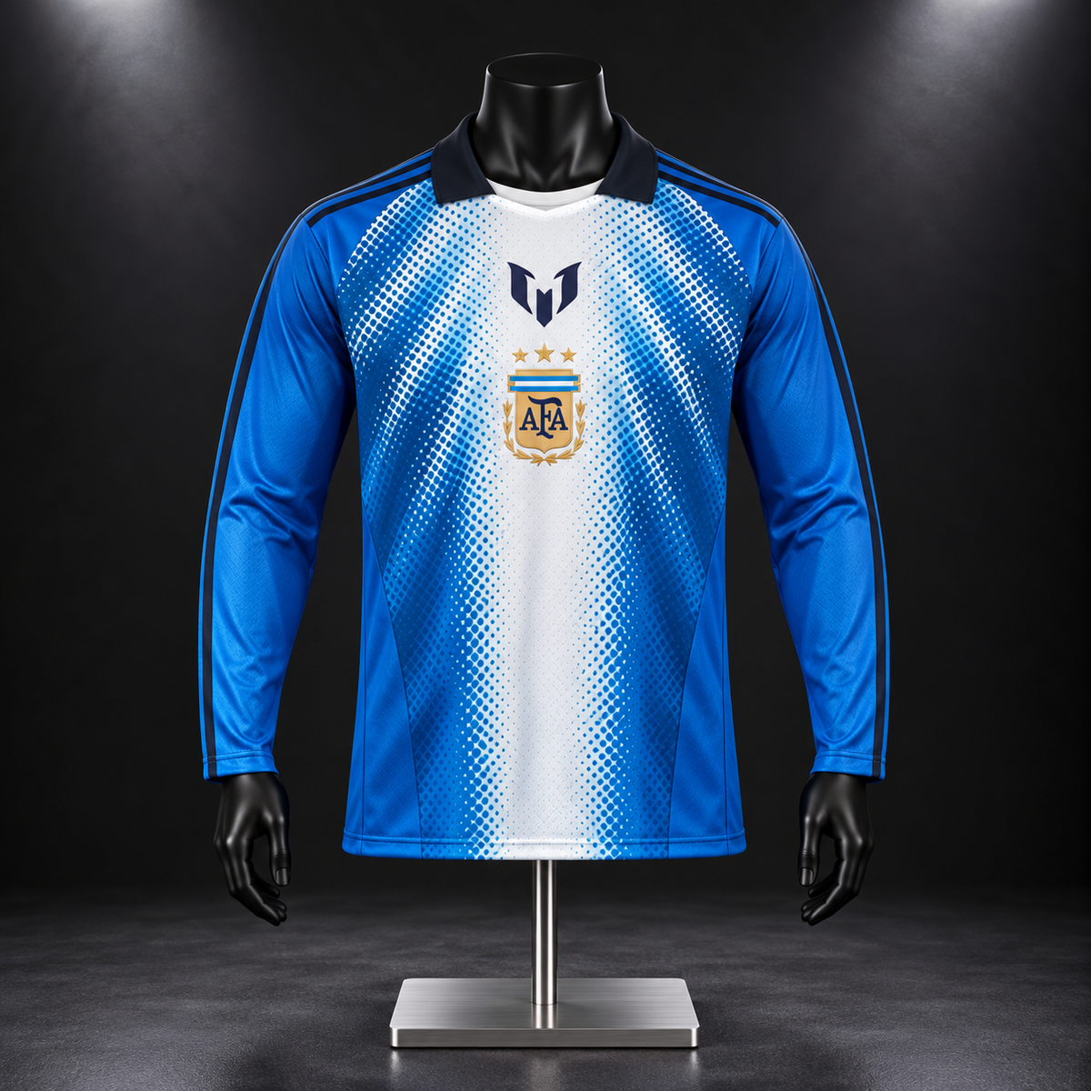 Argentina Messi Full Sleeve Collar Sublimation | Jersey Kada