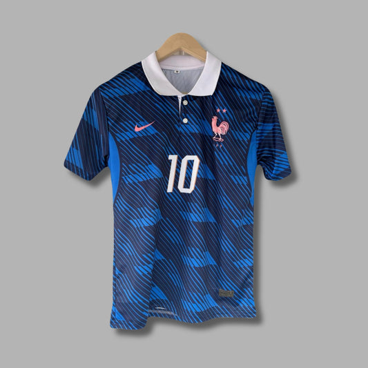 France 2026 worldcup Home Mbappe Half Sleeve collar Sublimation | Jersey Kada