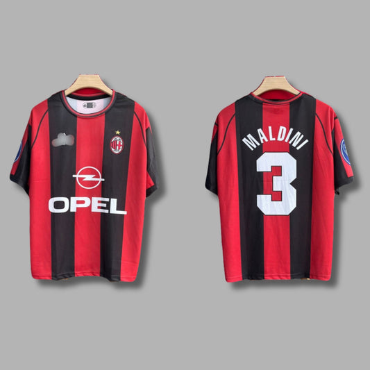 Ac Milan Maldini 1996/97 Home Five Sleeve Sublimation P1837| Jersey Kada