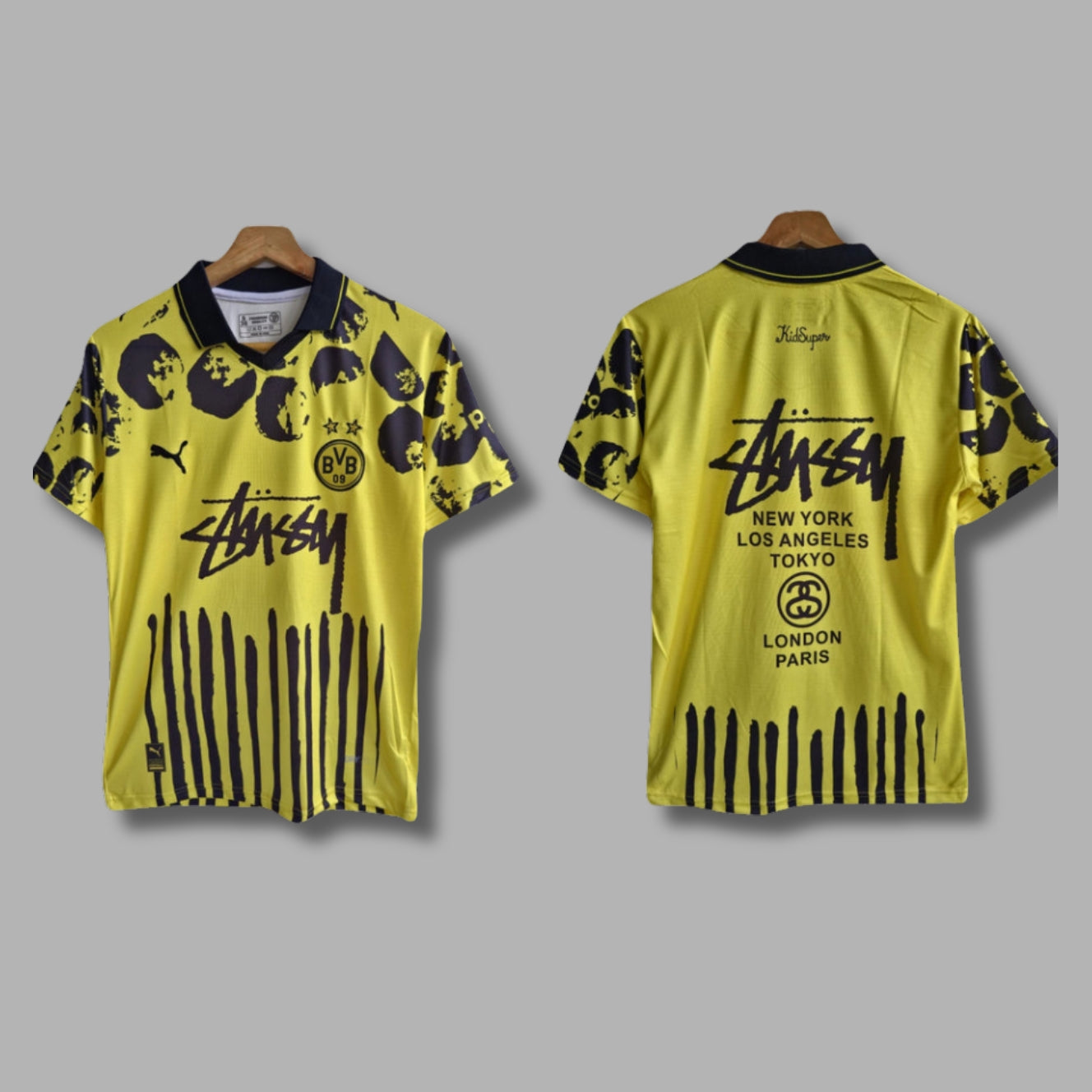 Puma Borussia Dortmund 2025-26 Cup Kit Half Sleeve Collar Embroidery -P83 | Jersey Kada