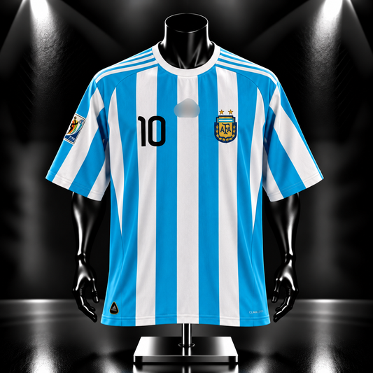 Messi Argentina 2010 Home Five Sleeve Sublimation - P2302 | Jersey Kada