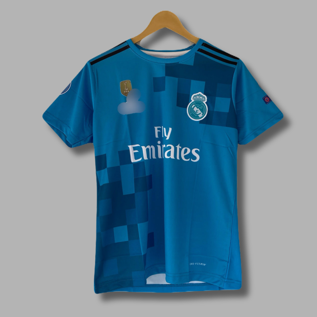 Ronaldo Real Madrid 2017-18 Away Half Sleeve Embroidery Jersey - P2709 | Jersey Kada