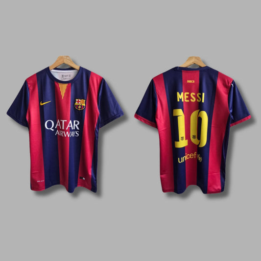 Barcelona 2015 Messi Half Sleeve Embroidery - P1035 | Jersey Kada