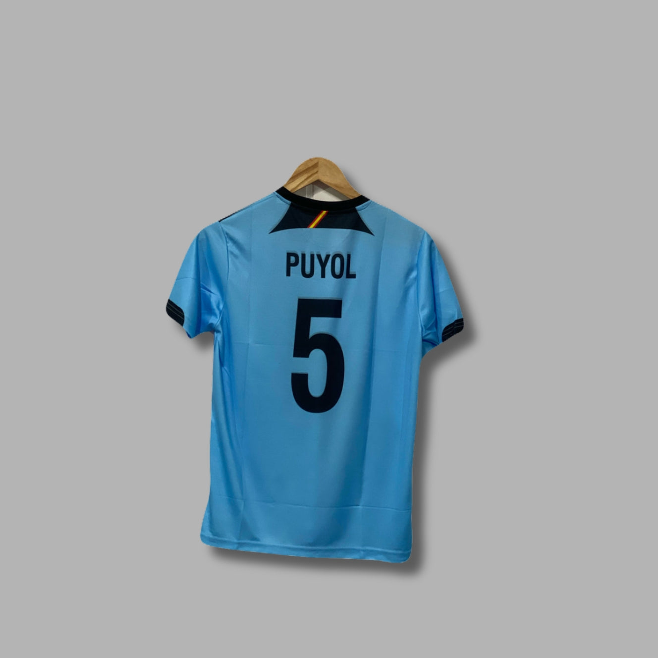 Spain 2012 Away kit Puyol Half sleeve Sublimation - P529-Jersey Kada
