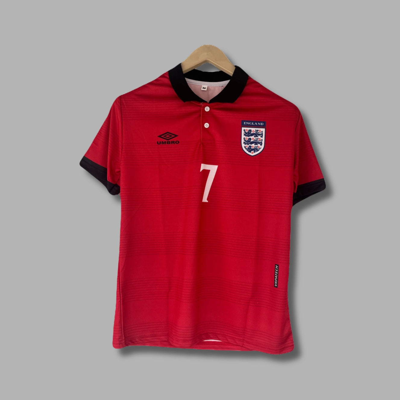England 2002 Beckham Half Sleeve Collar Sublimation | Jersey Kada