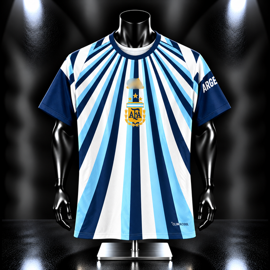 Argentina 2026 World Cup Pre Match Kit  Half Sleeve Embroidery -P2419 | Jersey Kada