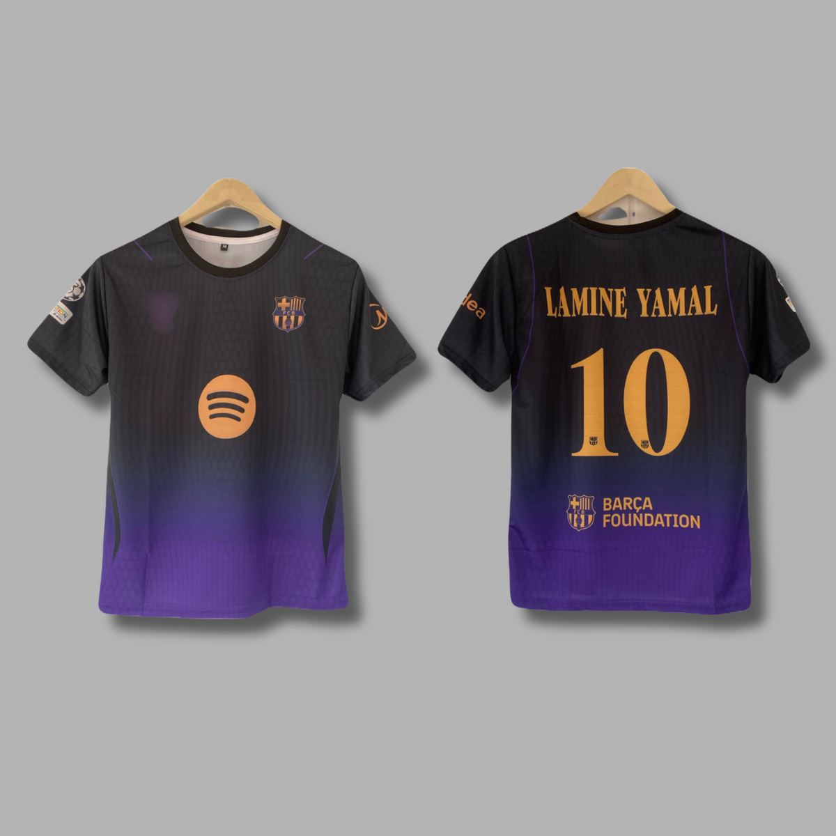 Yamal Barcelona 2026-27 Away kit Sublimation half sleeve - P2553 | Jersey Kada