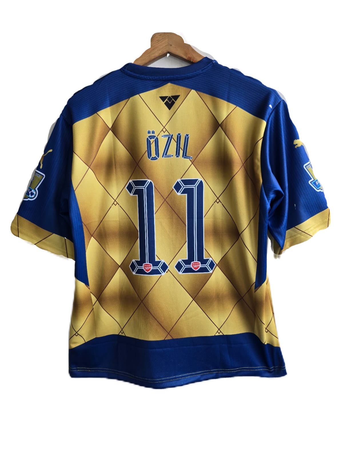 Arsenal 2015-16 Away kit Ozil Five sleeve -  P487 - Ms Retro Store