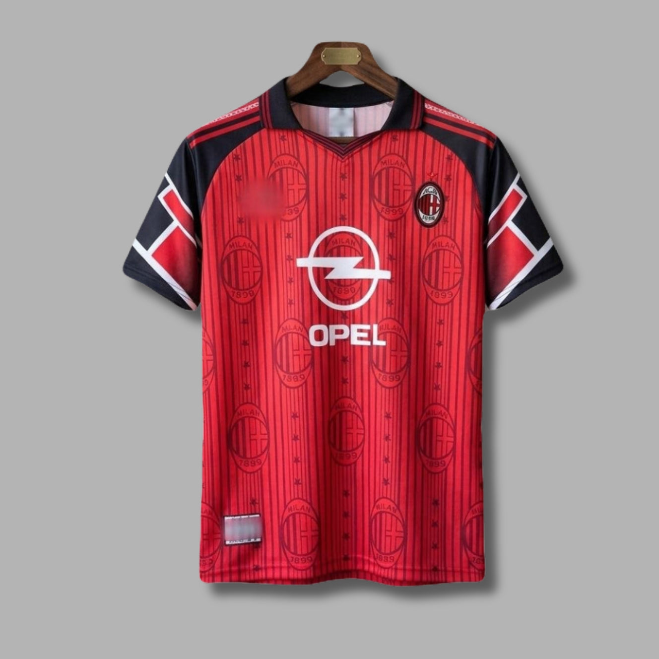 Ac Milan Maldini 1997/98 Half Sleeve Collar Embroidery P1507 | Jersey Kada