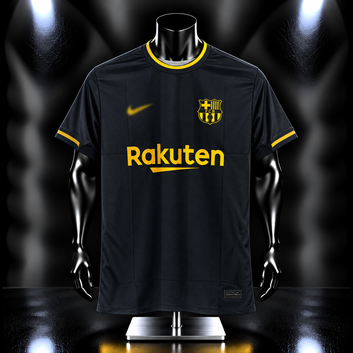 Barcelona 2020-21 Away kit Messi Half sleeve Sublimation P355 | Jersey Kada