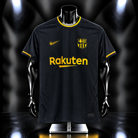 Barcelona 2020-21 Away kit Messi Half sleeve Sublimation P355 | Jersey Kada