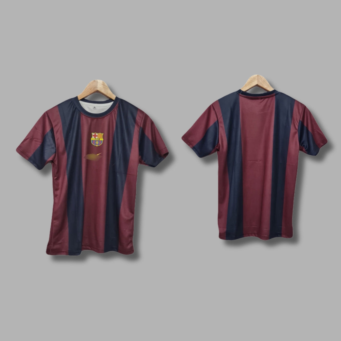 Barcelona vintage jersey Plane Back P82 -Half Sleeve Sublimation | Jersey Kada