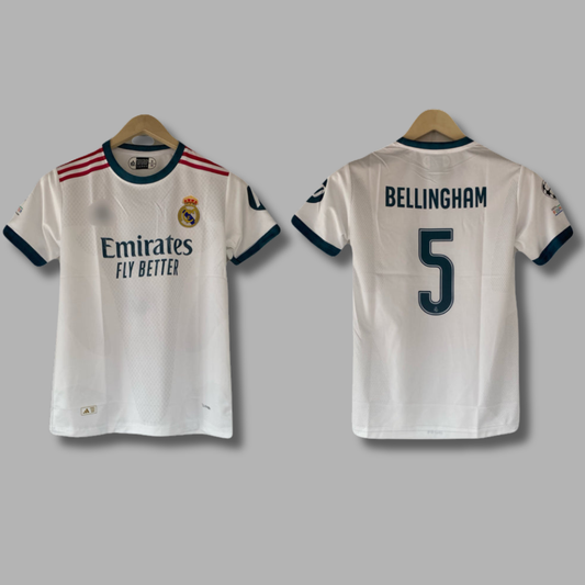 Bellingham Real Madrid 2026-27 Home Half Sleeve Embroidery- P2339 | Jersey Kada