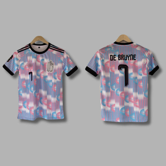 Belgium 2026 WorldCup De Bruyne Away Half Sleeve Embroidery P1934 | Jersey Kada
