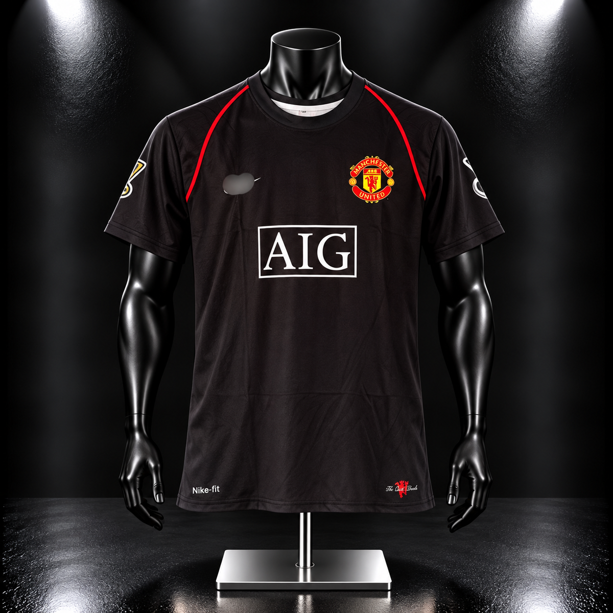 Man United 2007/08 Away Kit Ronaldo Half Sleeve Embroidery- P963 | Jersey Kada