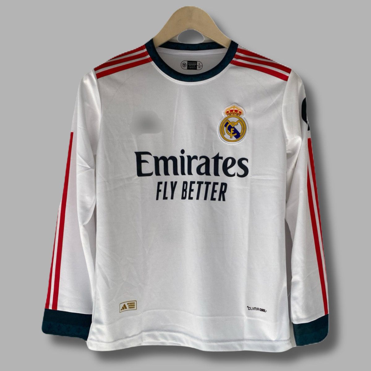 Mbappe Real madrid 2026/27 home kit full sleeve embroidery - P2484 | Jersey Kada