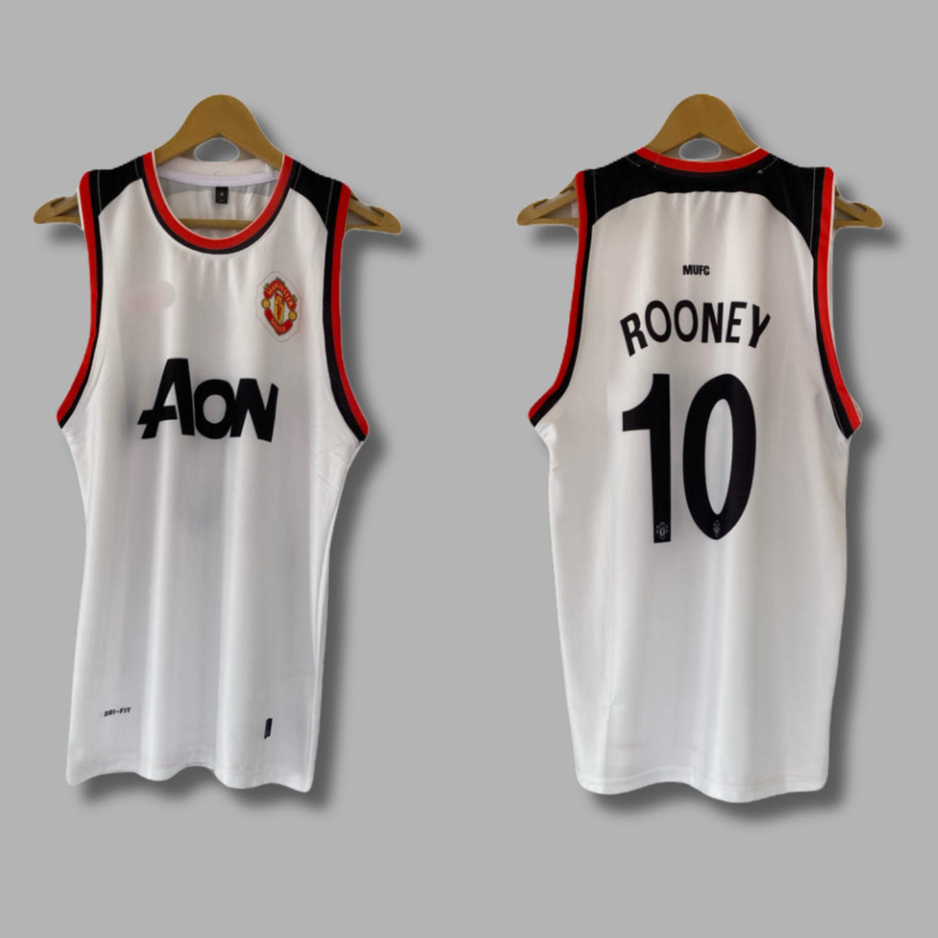 Rooney Manchester United Sleeveless Bibs Sublimation - P2356 | Jersey Kada