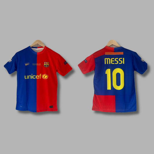 Barcelona 2009 Messi Home Half Sleeve Embroidery | Jersey Kada