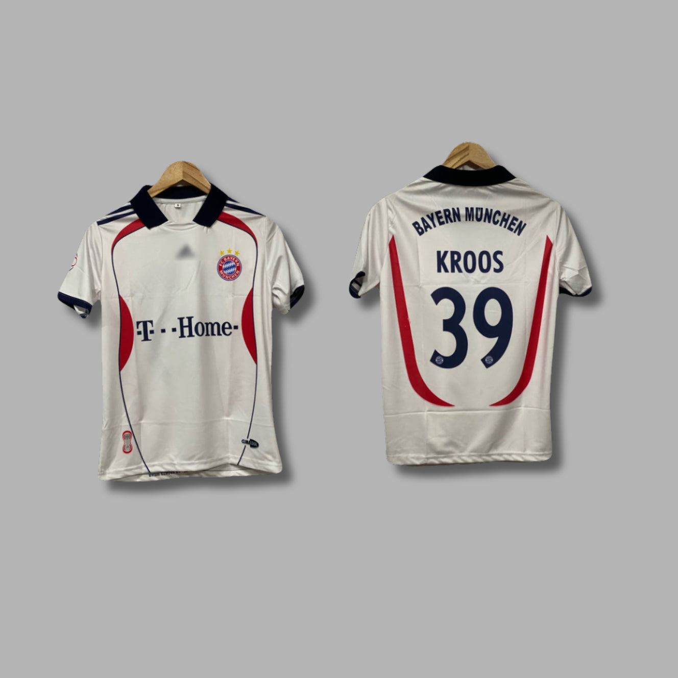 Bayern munich 2006-07 Away kit Kroos Half sleeve Sublimation -P512 -Jersey Kada