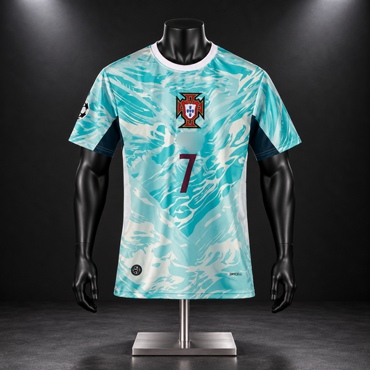 Ronaldo Portugal 2026 World Cup away Half sleeve embroidery jersey - P2071 | Jersey Kada