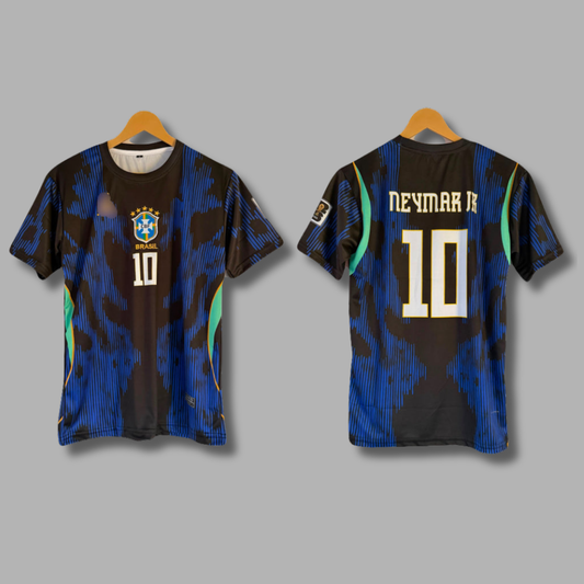 Neymar Brazil 2026 World Cup Away Half Sleeve Embroidery - P2376 | Jersey Kada