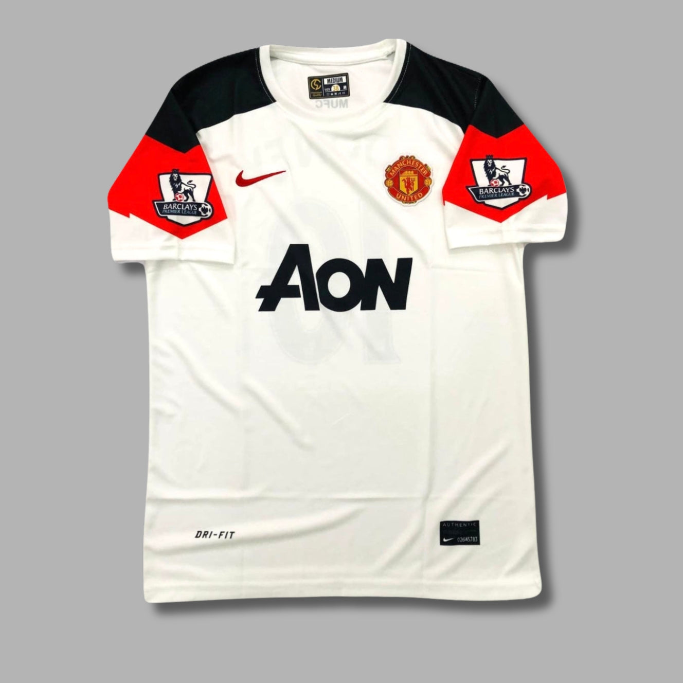 Man United 2010/11 Away Rooney Half Sleeve Embroidery - P444 | Jersey Kada