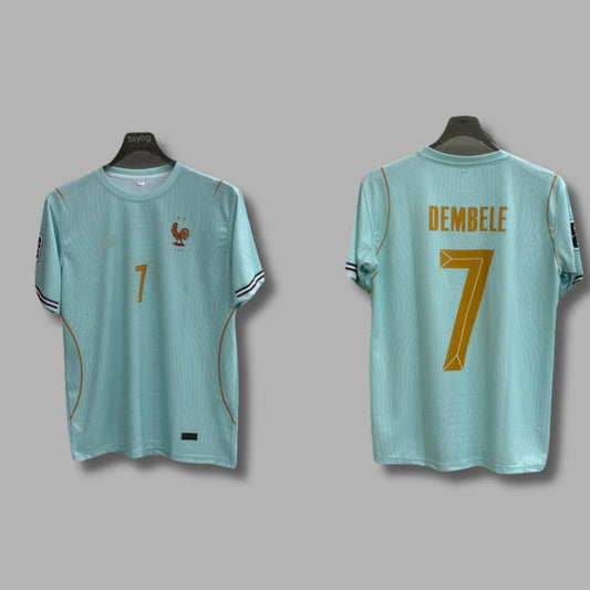 France 2026 WorldCup Away Dembele Half Sleeve Sublimation | Jersey Kada
