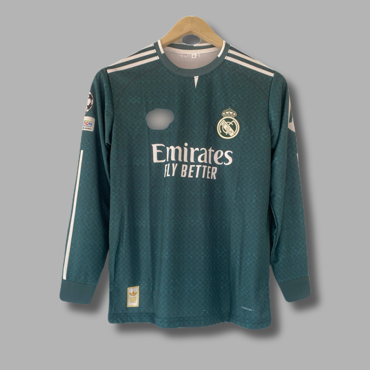 Mbappe Real madrid 2026/27 Away kit full sleeve embroidery - P2576 | Jersey Kada
