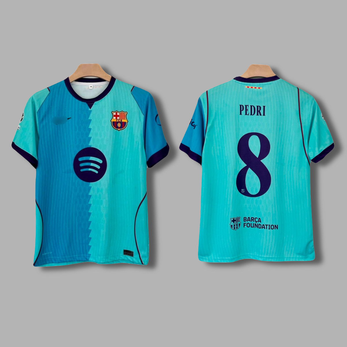 Pedri Barcelona Third kit 2026-27 Half Sleeve Sublimation -  P2365 | Jersey Kada