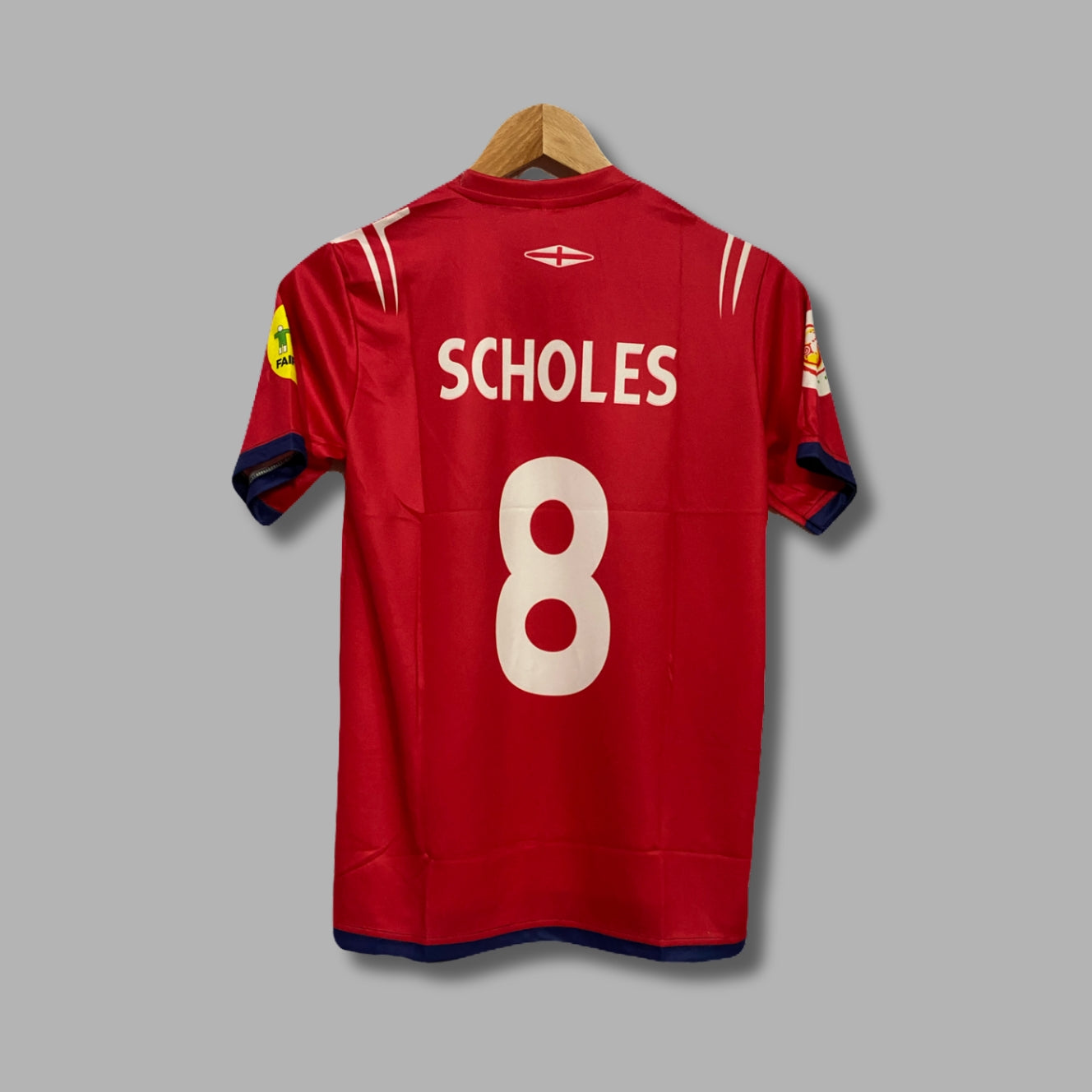Scholes England 2004 Home jersey Half Sleeve Sublimation - P573 | Jersey Kada