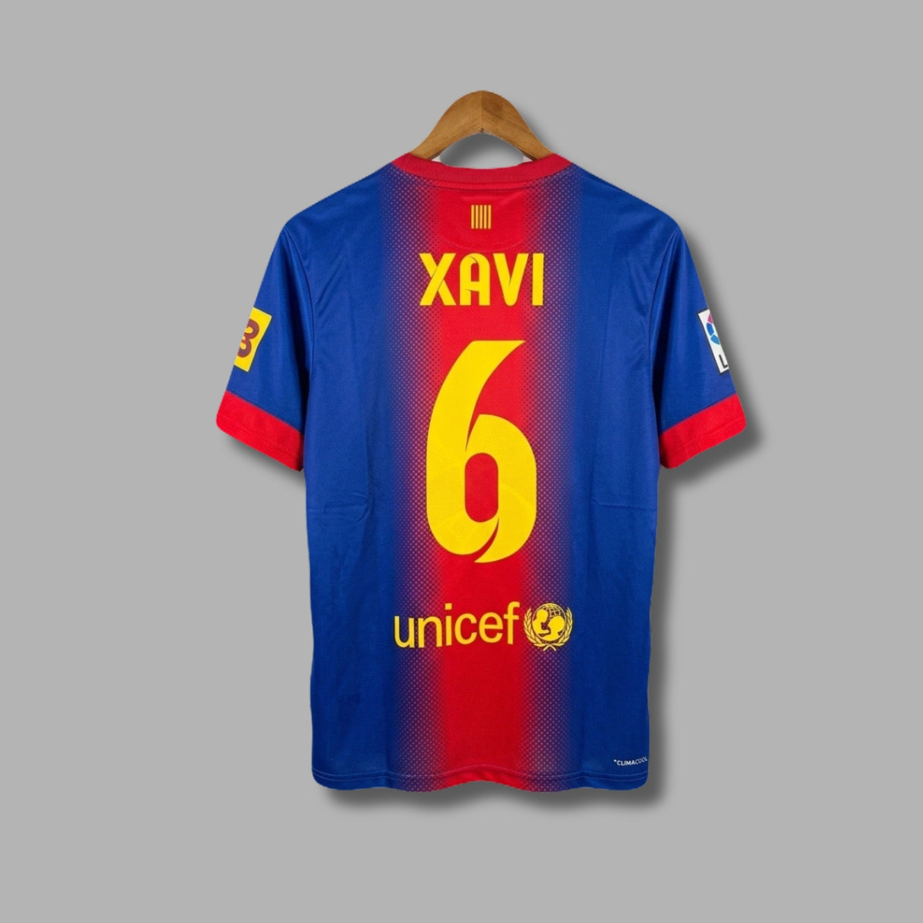 Barcelona 2011-2012 Xavi collar Premium five sleeve sublimation Jersey P1366 | Jersey Kada