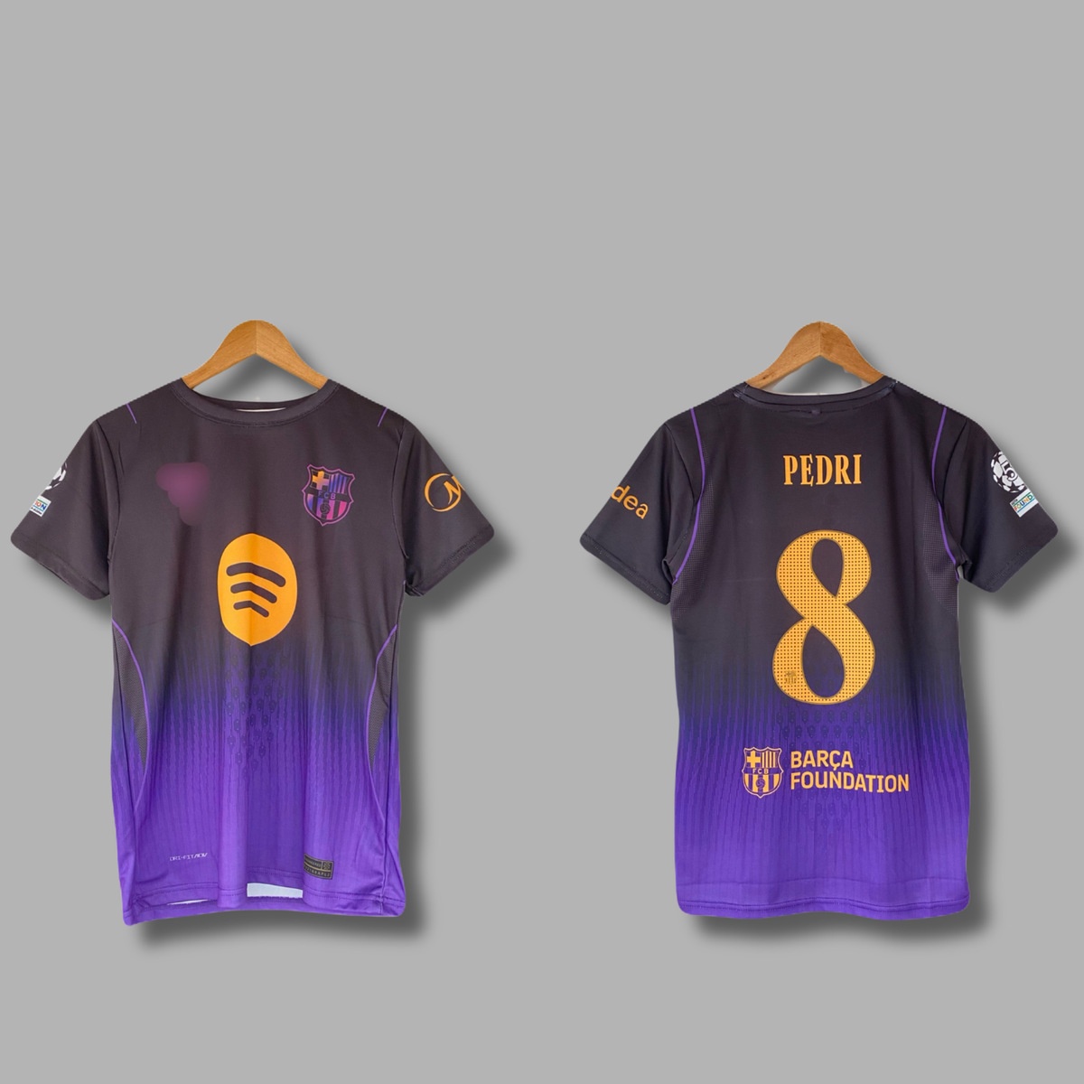 Pedri Barcelona 2026-27 Away kit Sublimation Half Sleeve | Jersey Kada
