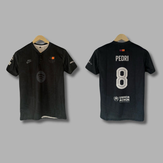 Barcelona 2024-2025 Away Kit Special Edition Pedri Half Sleeve Sublimation | Jersey Kada