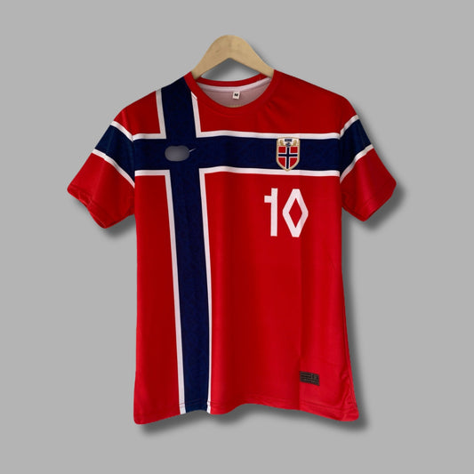 Norway 2026 WorldCup Odegaard Away Half Sleeve Sublimation | Jersey Kada