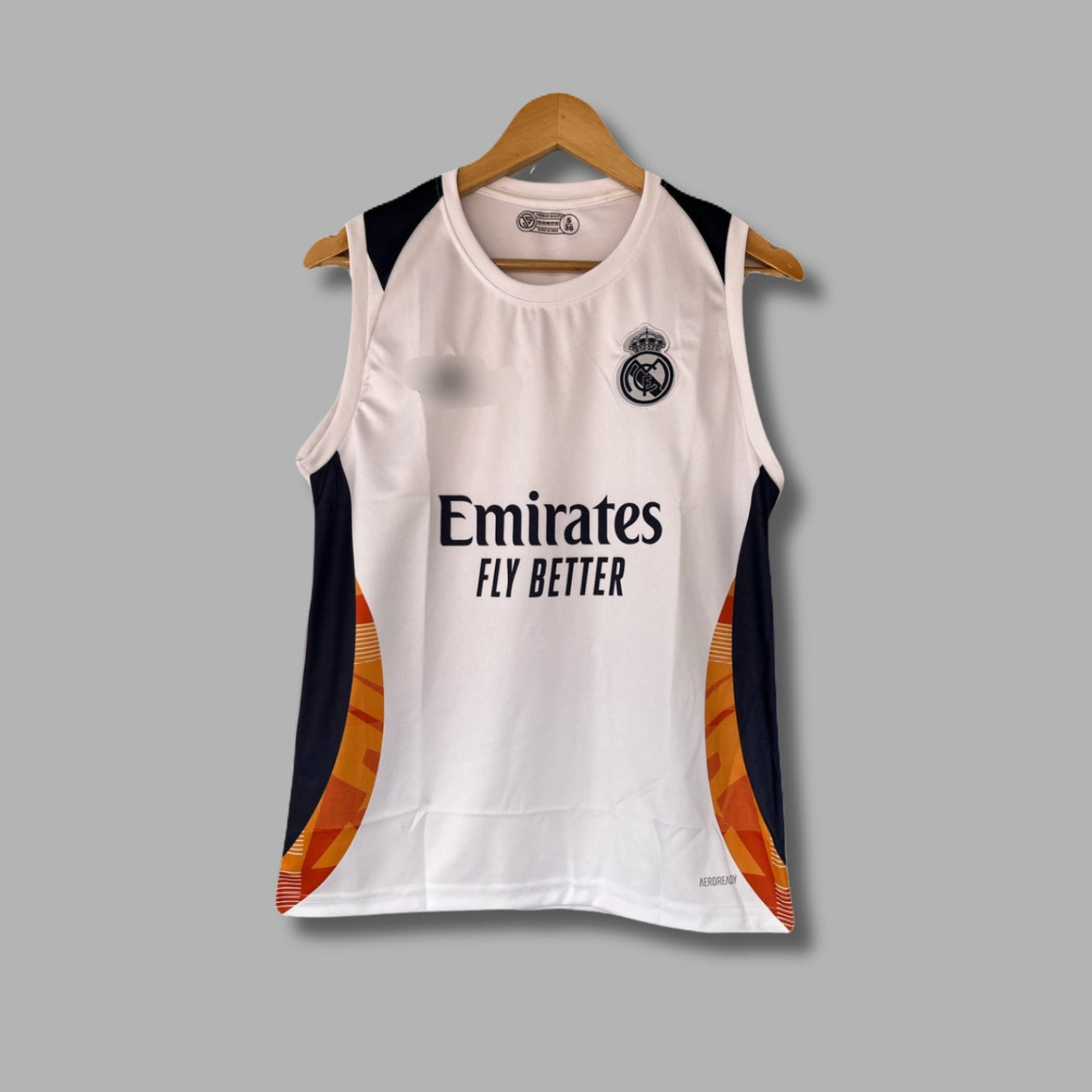Real Madrid Plane Back Bib Embroidery | Jersey Kada