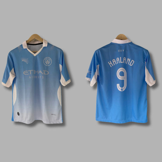 Halland Manchester City 2026-27 Home Five Sleeve Collar Sublimation - P2265 | Jersey Kada