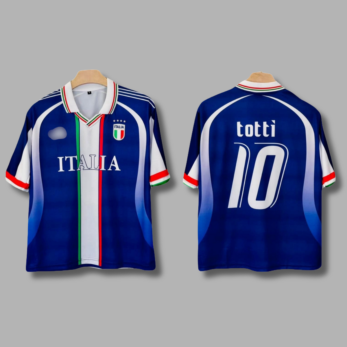 Totti Italy Five sleeve Collar Sublimation jersey - P2566 | Jersey Kada