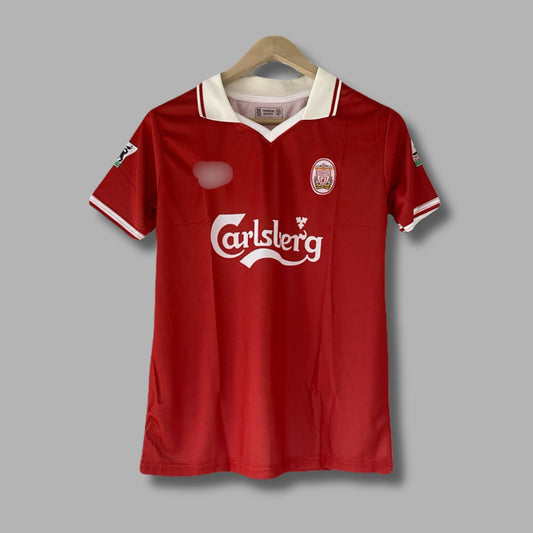 Liverpool 1996-98 M.Owen Half Sleeve Collar Embroidery- P2098 | Jersey Kada