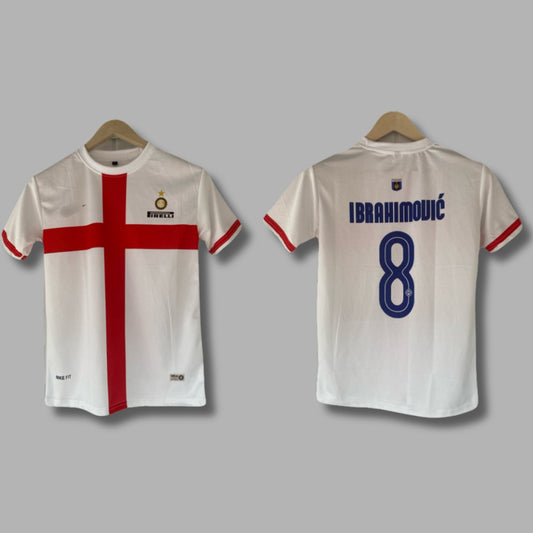 Ibrahimovic Inter Milan 2007/08 Away Half Sleeve Sublimation P1 | Jersey Kada