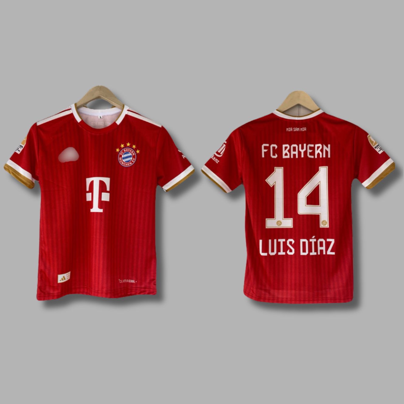 Luis Diaz Bayern Munich 2026/27 Home Kit Half Sleeve Sublimation -P2156 | Jersey Kada