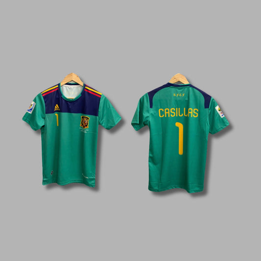 Spain 2010 world cup jersey Casillas Half Sleeve Sublimation P53 | Jersey Kada