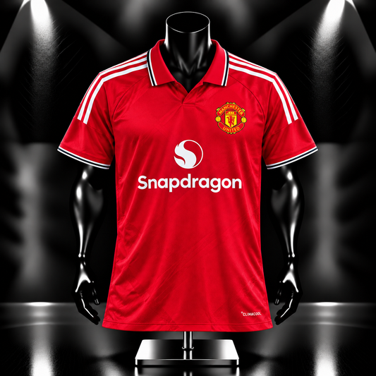 Manchester United Fan version 2026/27 Home kit Half Sleeve Collar Embroidery -P2392 | Jersey Kada