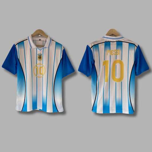 Argentina Special Edition Messi Five Sleeve Collar Sublimation- P2104 | Jersey Kada