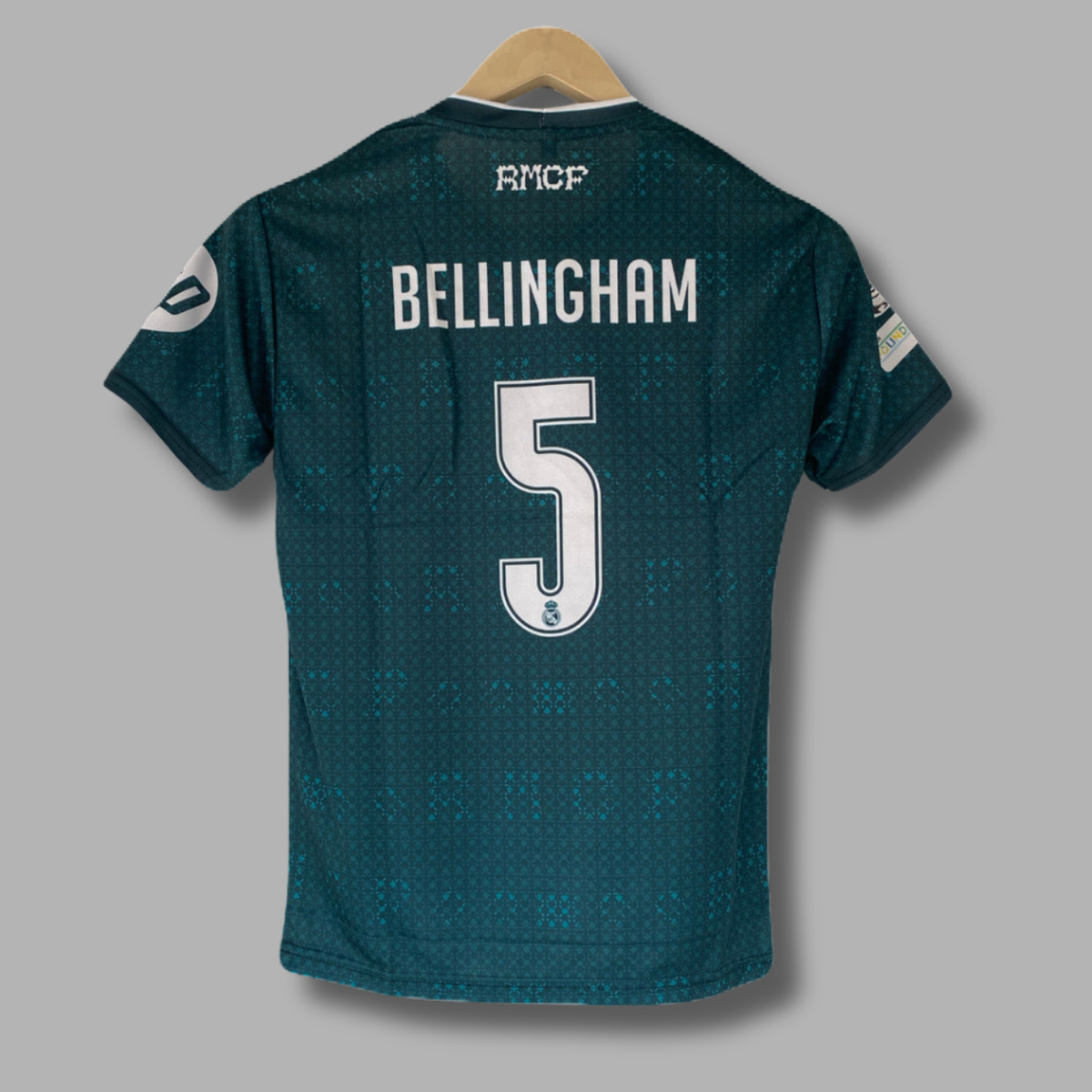 Bellingham Real Madrid 2026-27 away kit embroidery half sleeve - P2560 | Jersey Kada