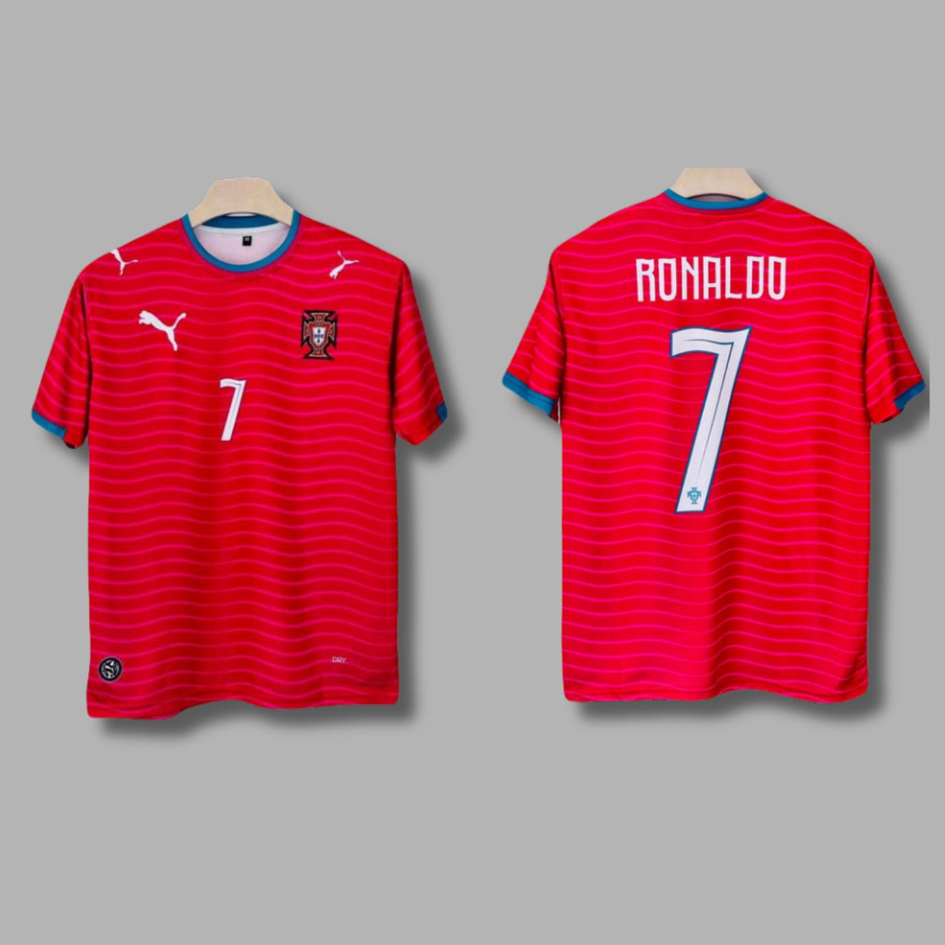 Portugal 2026 World Cup jersey Ronaldo Half Sleeve Embroidery | Jersey Kada
