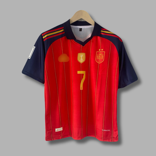 Ferran Spain 2 Star Five Sleeve Collar Sublimation- P2366 | Jersey Kada
