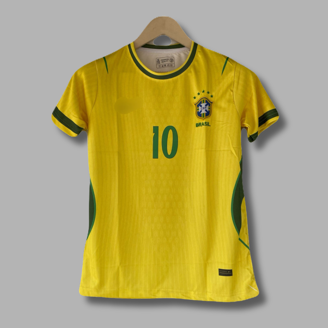 Neymar JR Brazil Home Half Sleeve Embroidery - P2147 | Jersey Kada